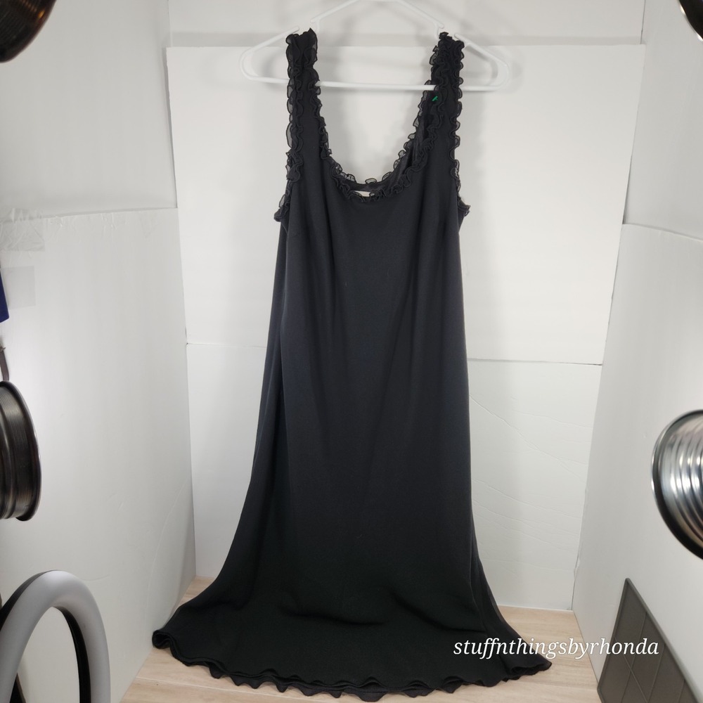 Liz Claiborne Little Black Dress‎ Sleeveless Fully Lined Black Size 12 - Picture 2 of 10